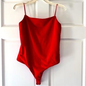 Banana republic red bodysuit never worn